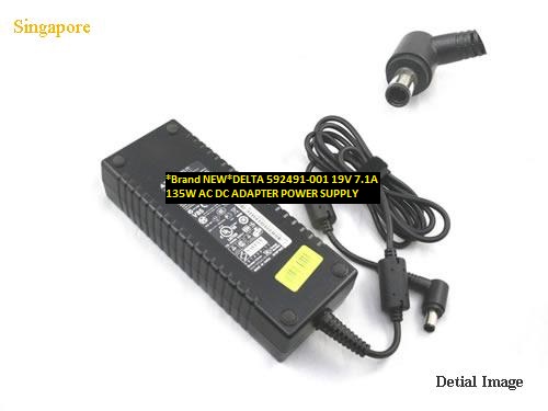 *Brand NEW*DELTA 592491-001 19V 7.1A 135W AC DC ADAPTER POWER SUPPLY